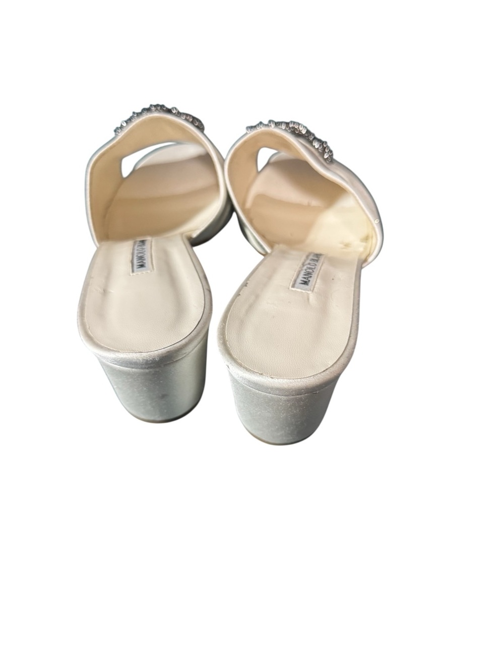 💍NEW! Manolo Blahnik
Martanew 50MM Embellished
Satin Mules US 11 - Picture 4 of 6